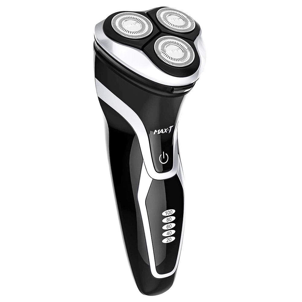 

MAX-T Electric Razor for Men Corded and Cordless Rotary Shaver with Pop Up Trimmer IPX7 100% Waterproof Wet Dry