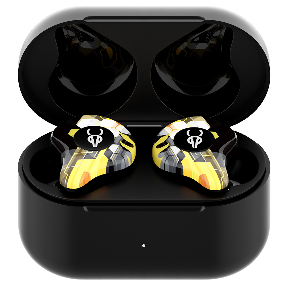 

Sabbat G12 Elite TWS Wireless Bluetooth Headphones Gaming Music Dual Modes Noise Reduction Earphones With Mic - Yellow