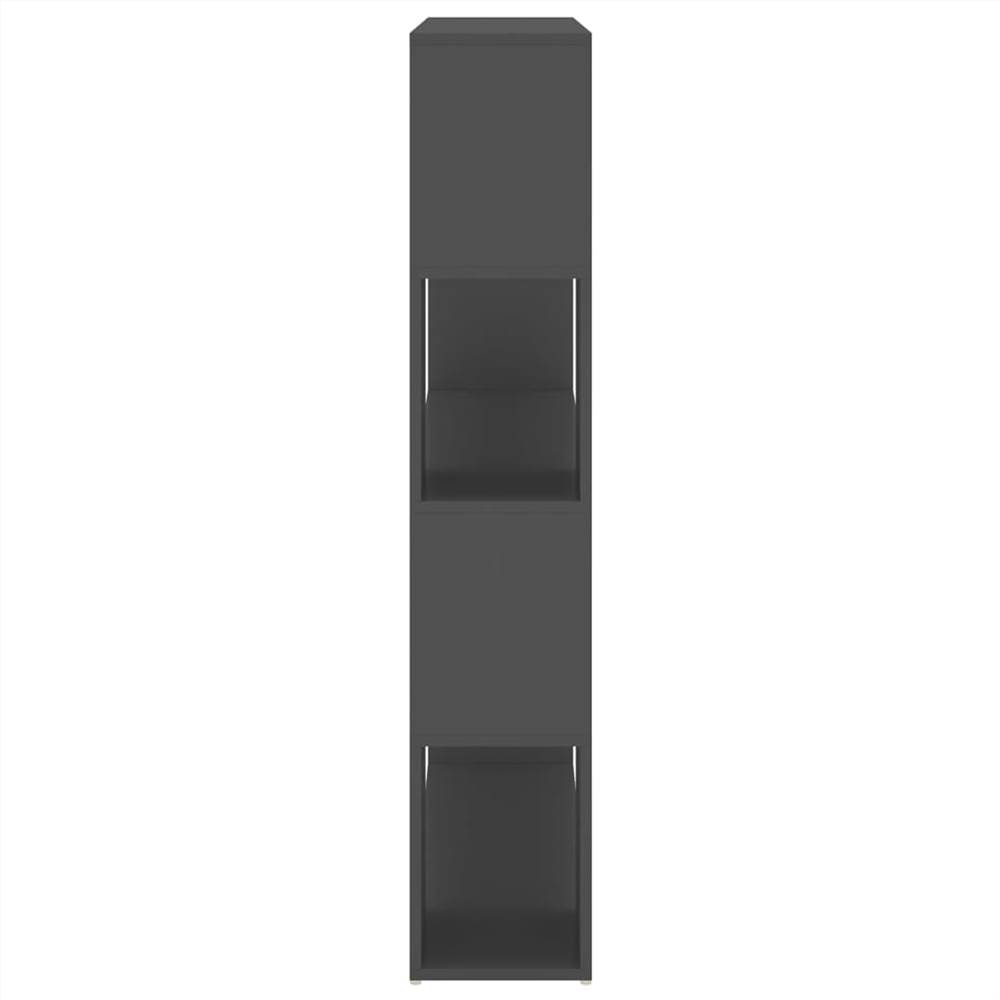 Book Cabinet Room Divider Grey 100x24x124 cm