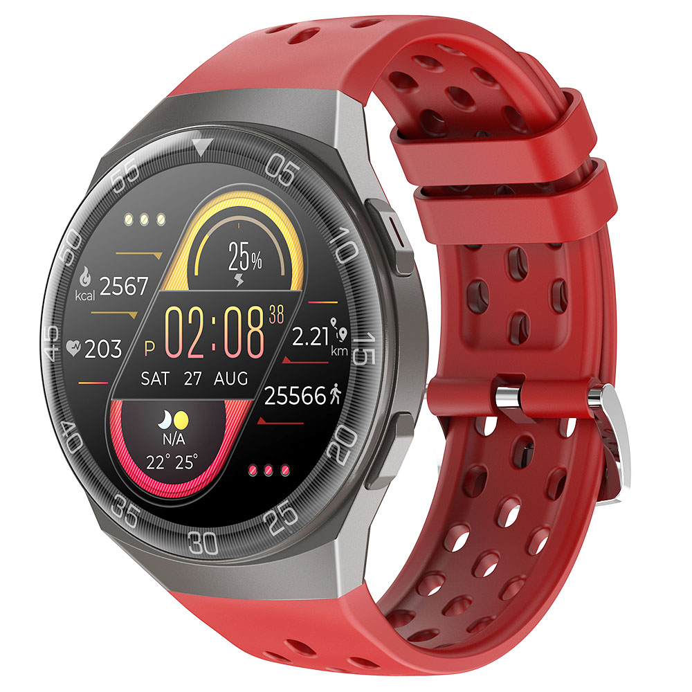 

SENBONO MAX1 Smartwatch Multi Watch Face Fitness Tracker Support SpO2/HR/BP Monitor for iOS Android - Red