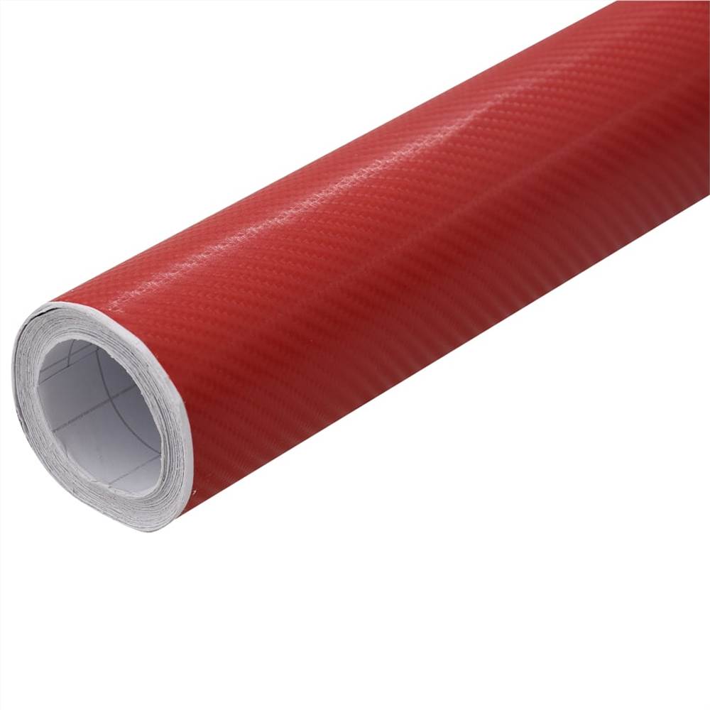 Car Film 4D Red 100x150 cm
