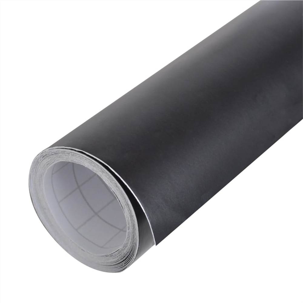 Car Films 2 pcs Matt Black 100x150 cm+50x150 cm