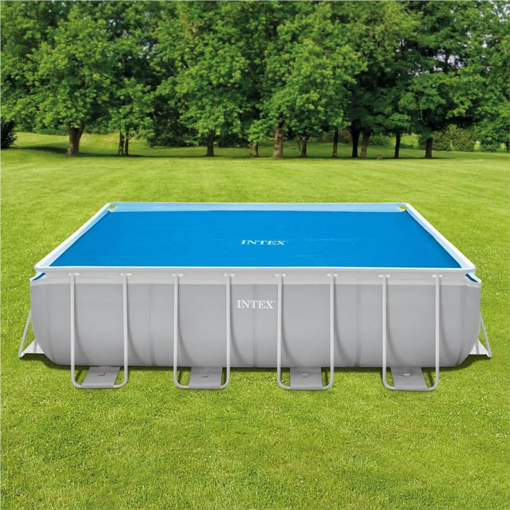 

Intex Solar Pool Cover Blue 400x200 cm Polyethylene