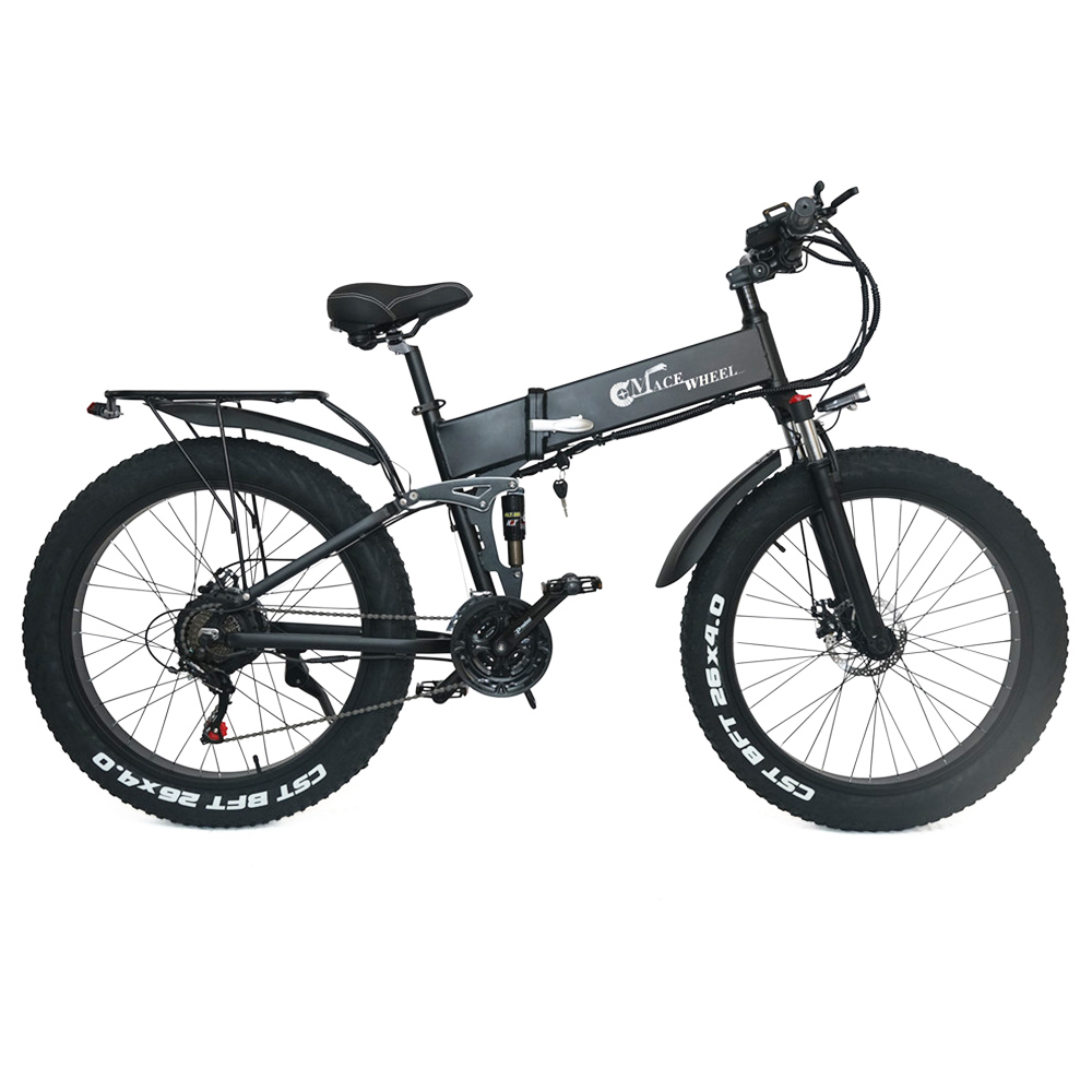 

CMACEWHEEL X26 10Ah Dual Battery 48V 750W Folding Moped Electric Bicycle 26inch 40-45Km/h Top Speed 40-60km Mileage Rang