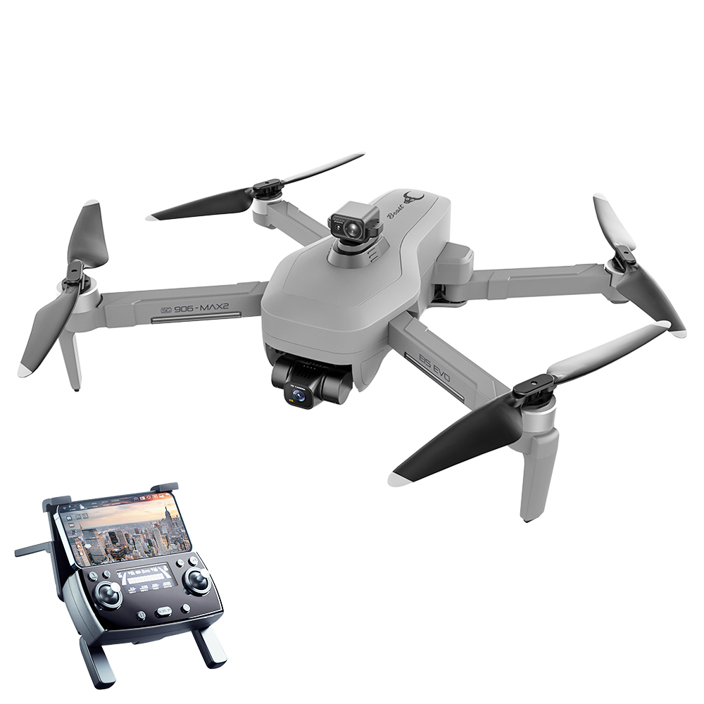

ZLL SG906 MAX2 BEAST 3E 5G WiFi 4KM FPV GPS RC Drone with 4K EIS Camera 3-Axis Gimbal 30mins Flight Time With Ambarella Chip-2 Batteries, Silver