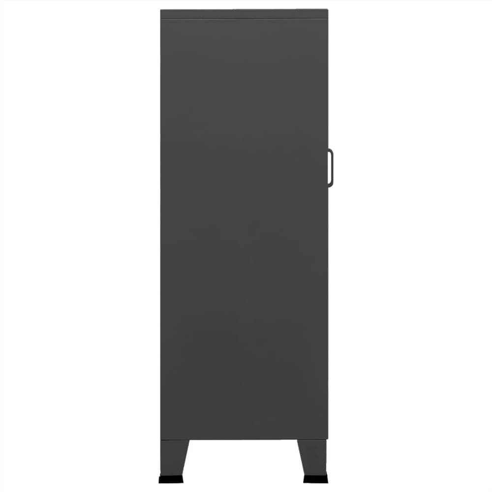 Industrial Storage Cabinet Anthracite 70x40x115 cm Metal
