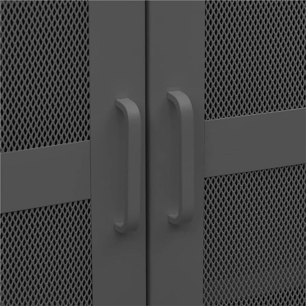 Industrial Storage Cabinet Anthracite 70x40x115 cm Metal
