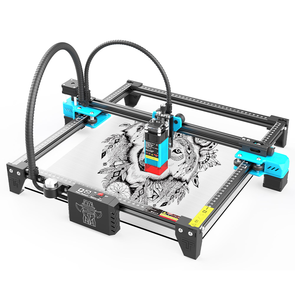 

TWO TREES TTS 5.5W Laser Engraver Cutter, 0.08*0.08mm Compressed Spot, 32Bit Mainboard, APP Control ,300*300mm