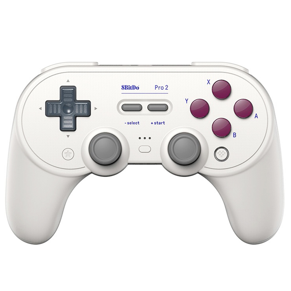 

8BitDo Pro 2 Bluetooth Controller with Joystick for Nintendo Switch, PC, macOS, Android, Steam & Raspberry Pi - White