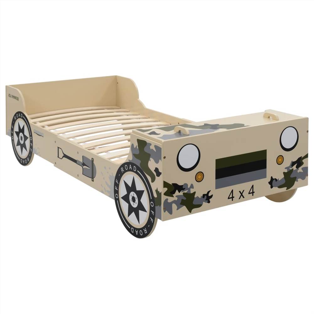 Childrens Off-road Bed 90x200cm Camouflage