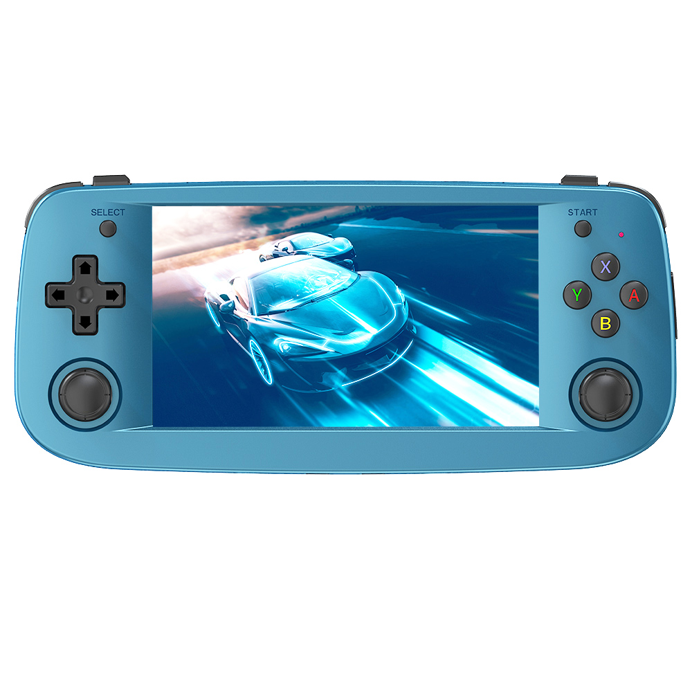 

ANBERNIC RG503 Retro Game Console, 16GB TF Card, 960*544P 4.95in OLED Screen, 5G WiFi, Bluetooth 4.2, Linux OS, Rockchip RK3566, 6H Playtime, Moonlight Streaming, Blue