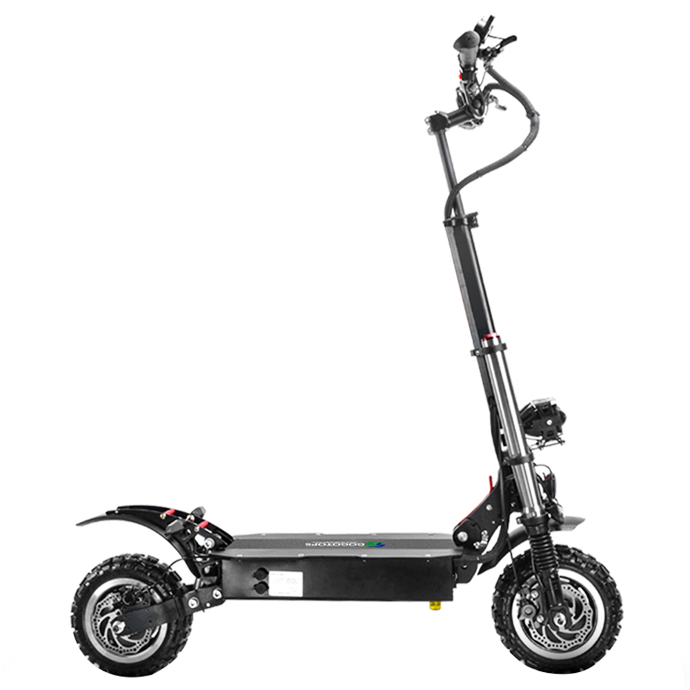 

Gogotops GS7 Off Road Electric Scooter 11 Inch 2*2800W Dual Motor 60V 38.4Ah Battery 80km Range 85km/h Max Speed 200kg Load, Black