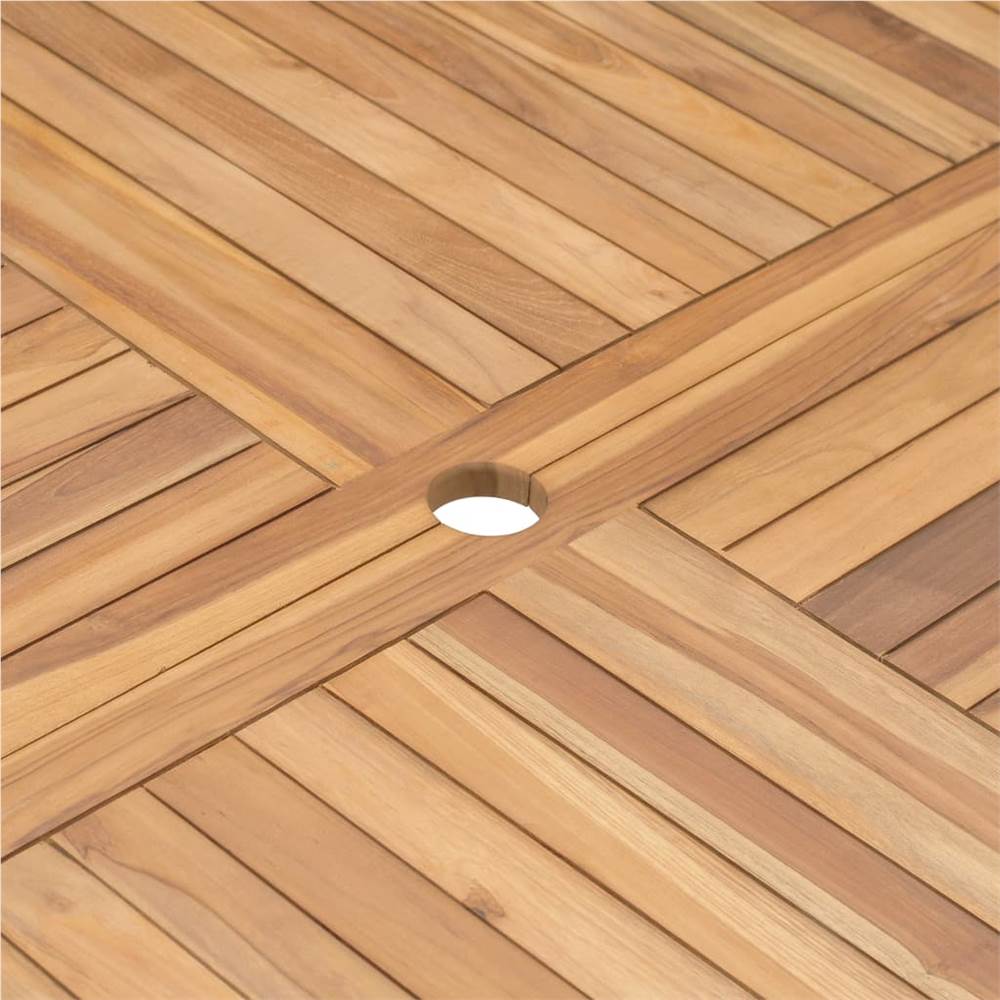 Folding Garden Table ? 120 cm Solid Teak Wood