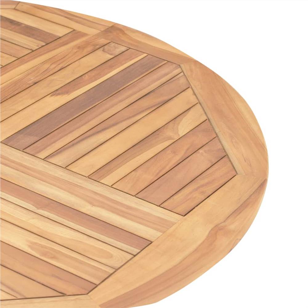Folding Garden Table ? 120 cm Solid Teak Wood