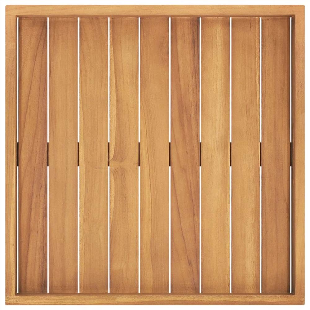 Serving Tray 50x50 cm Solid Teak Wood