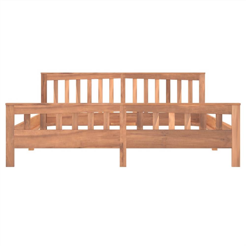 Bed Frame Solid Teak Wood 180x200 cm