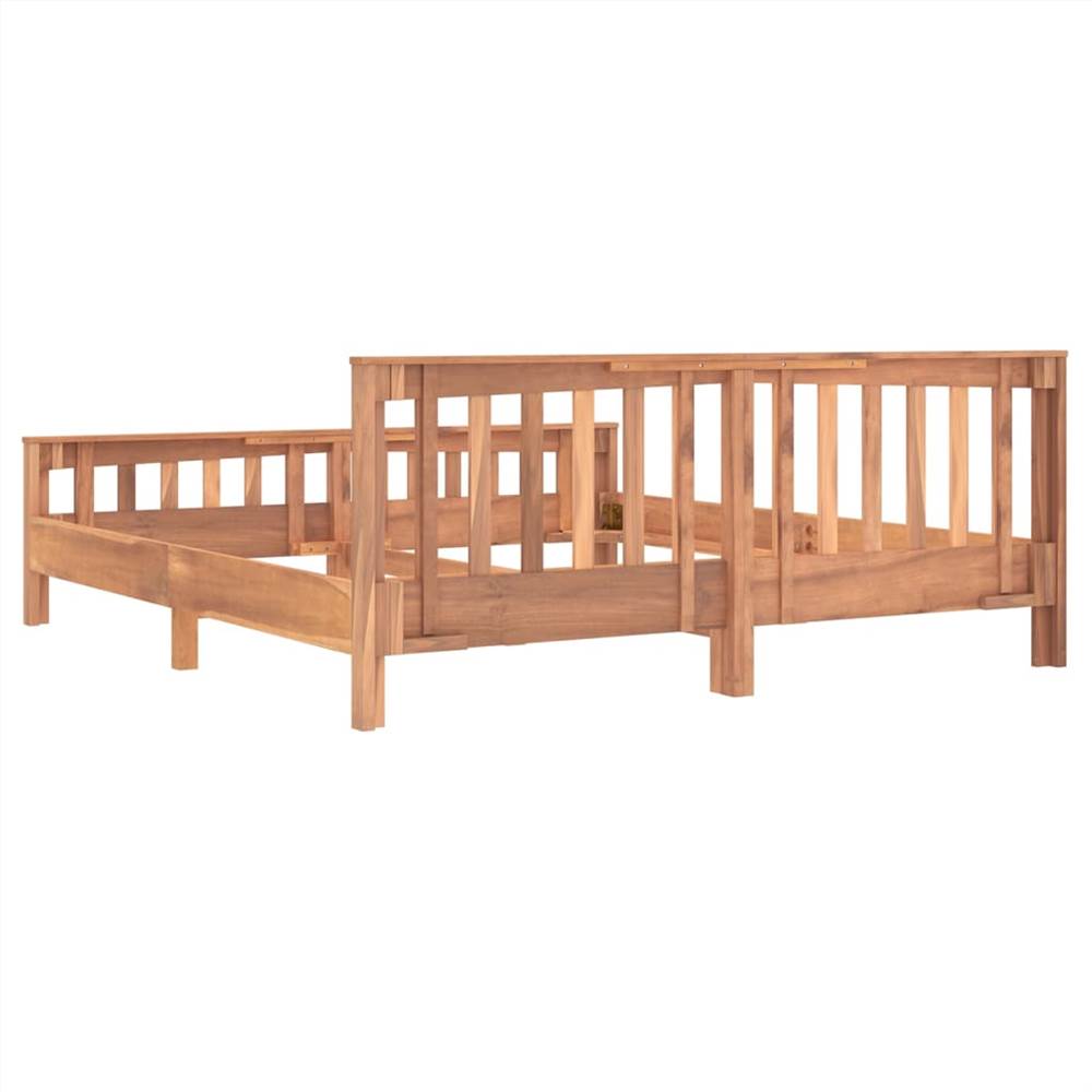 Bed Frame Solid Teak Wood 180x200 cm