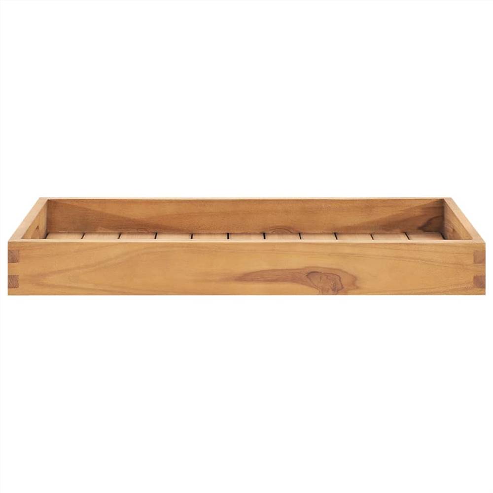 Serving Tray 60x35 cm Solid Teak Wood