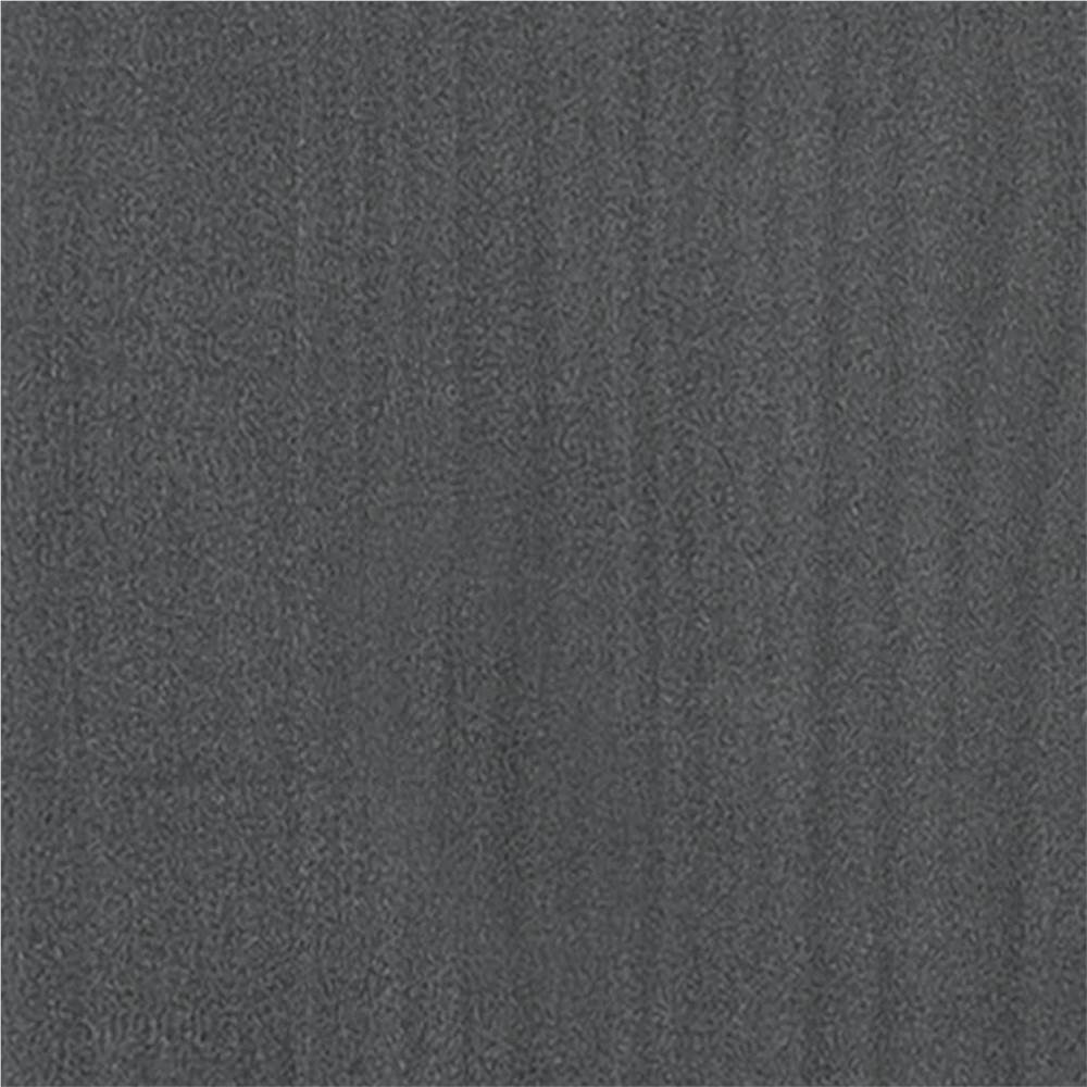 4-Tier Book Cabinet Grey 100x30x140 cm Solid Pine Wood