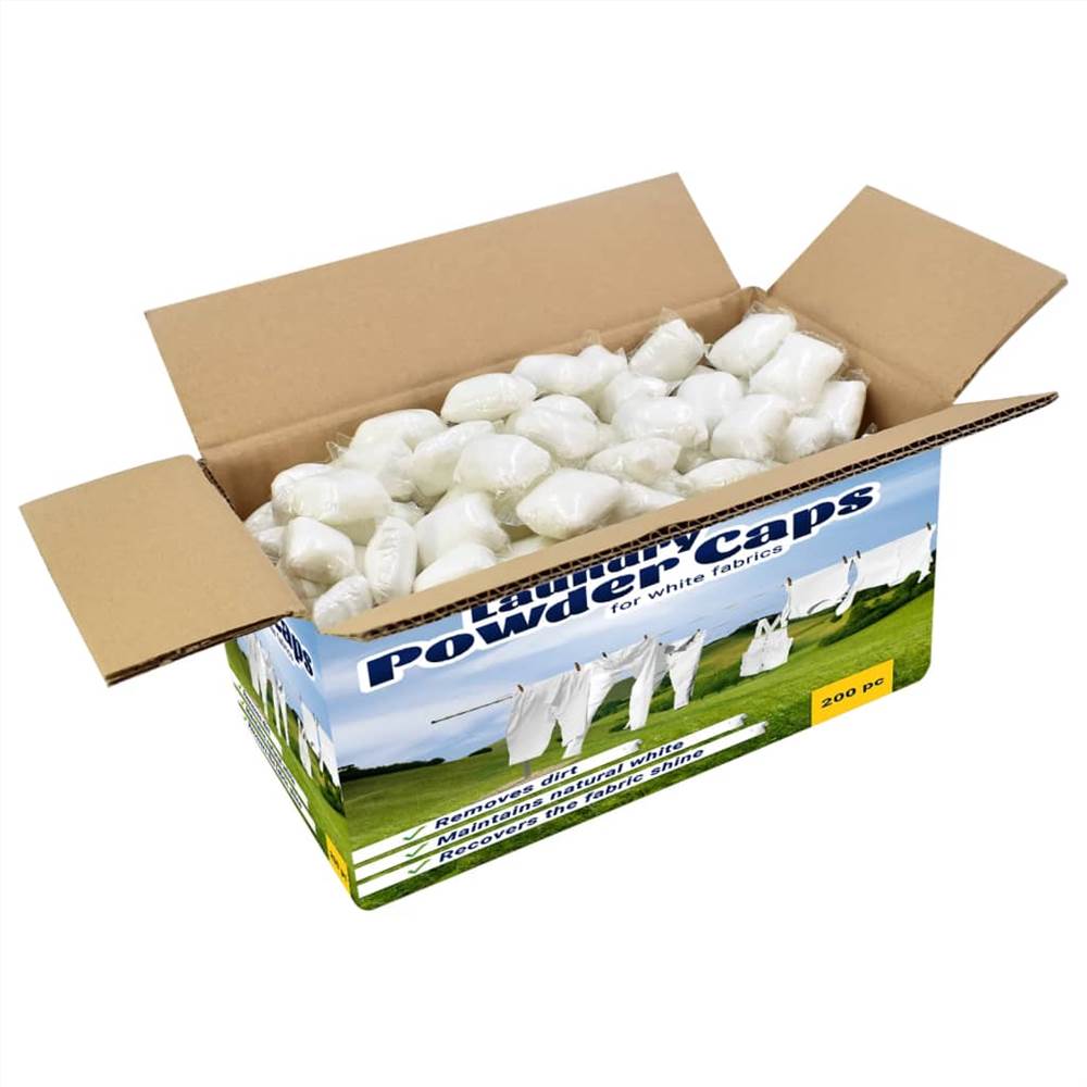 All-in-1 Laundry Capsules 200 pcs for White Textile