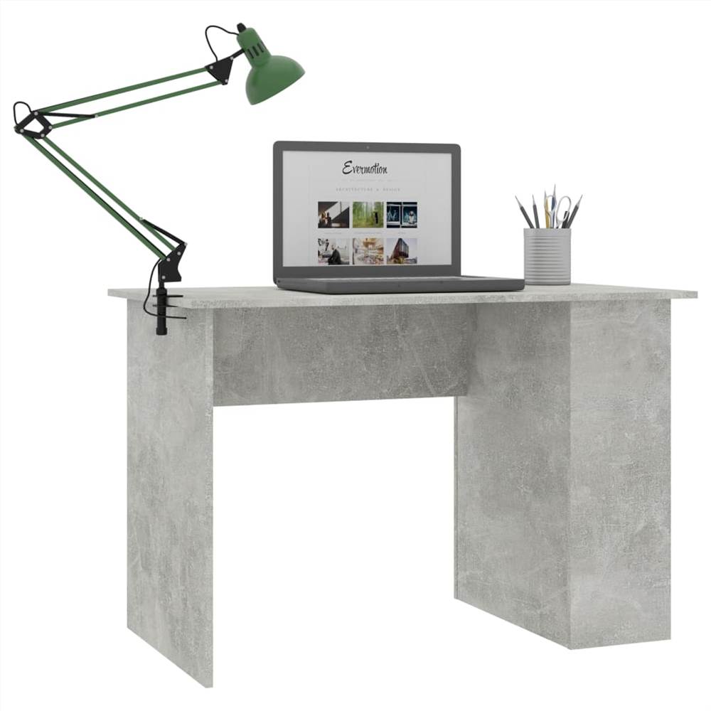 Desk Concrete Grey 110x60x73 cm Chipboard