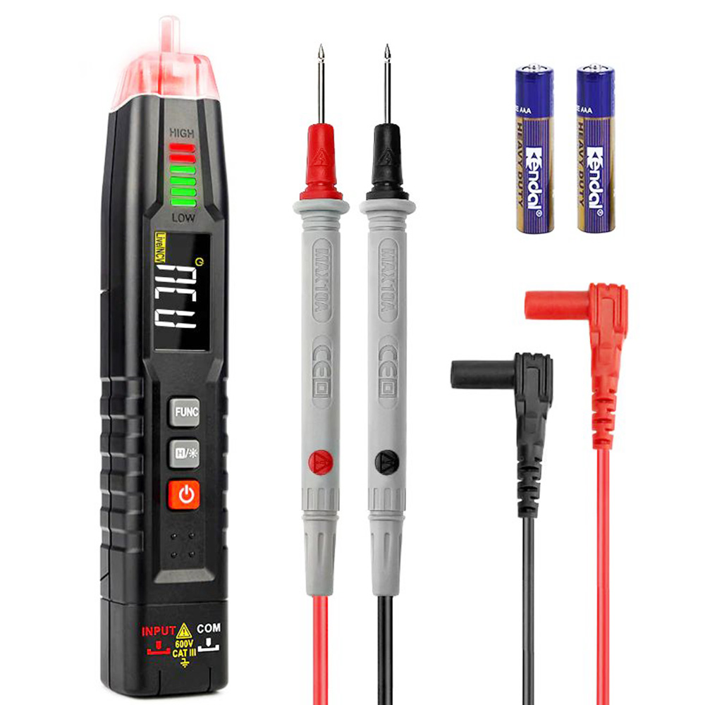 

KAIWEETS ST100 Smart Pen Multimeter Digital Voltage Tester DC/AC Non-Contact Voltage Tester with Smart Auto Mode