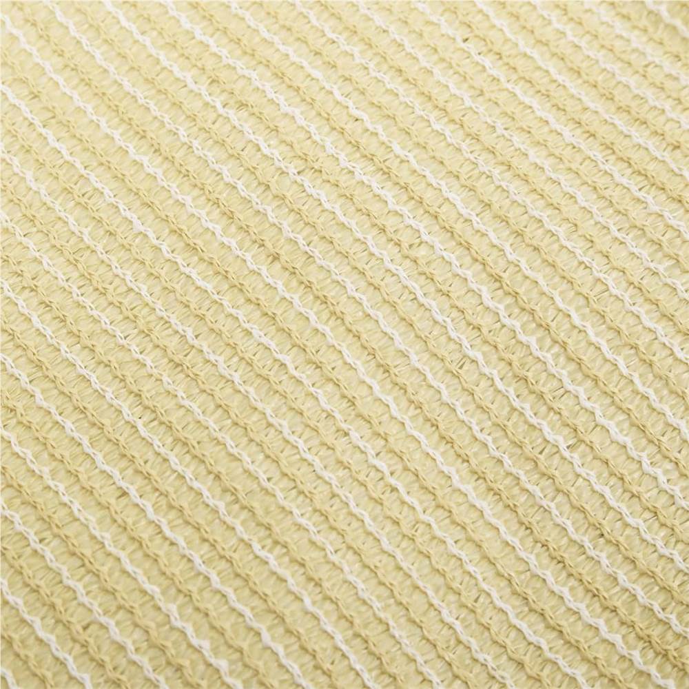 Sunshade Sail 160 g/m² Beige 4.5x4.5x4.5 m HDPE