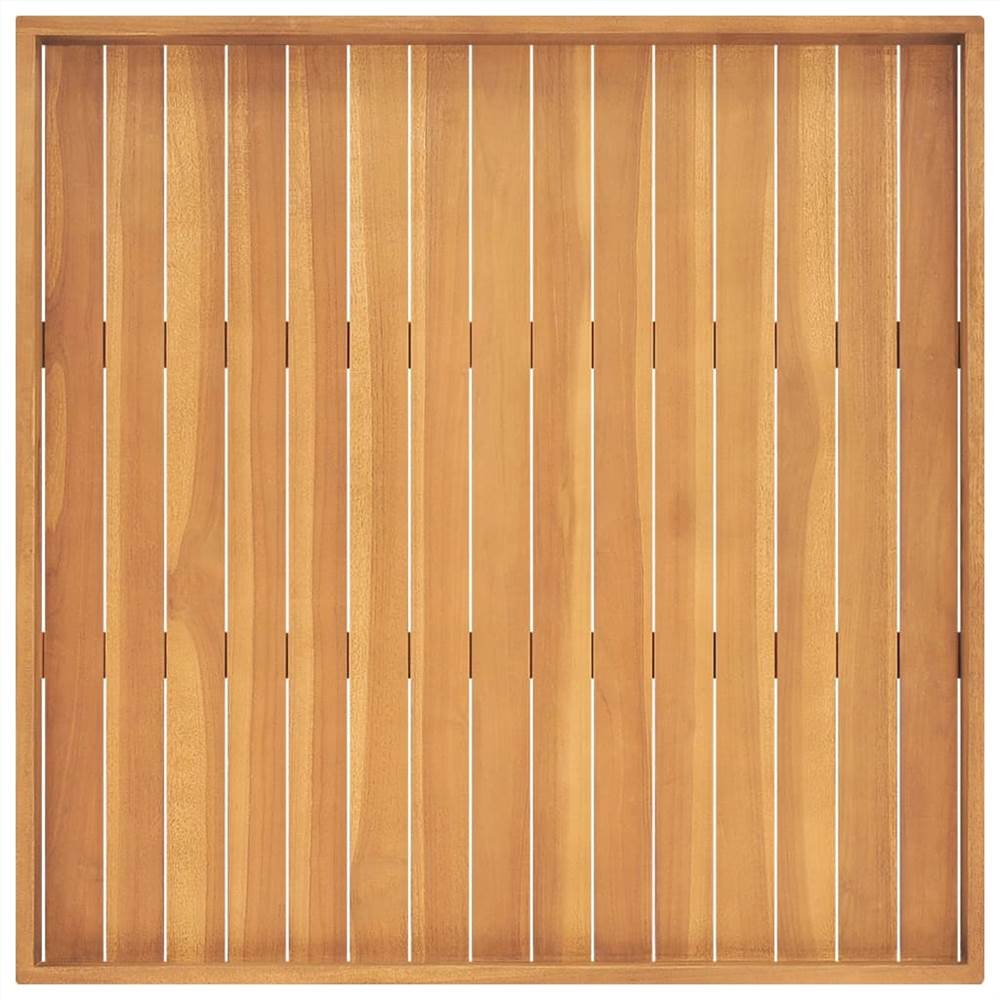 Serving Tray 80x80 cm Solid Teak Wood