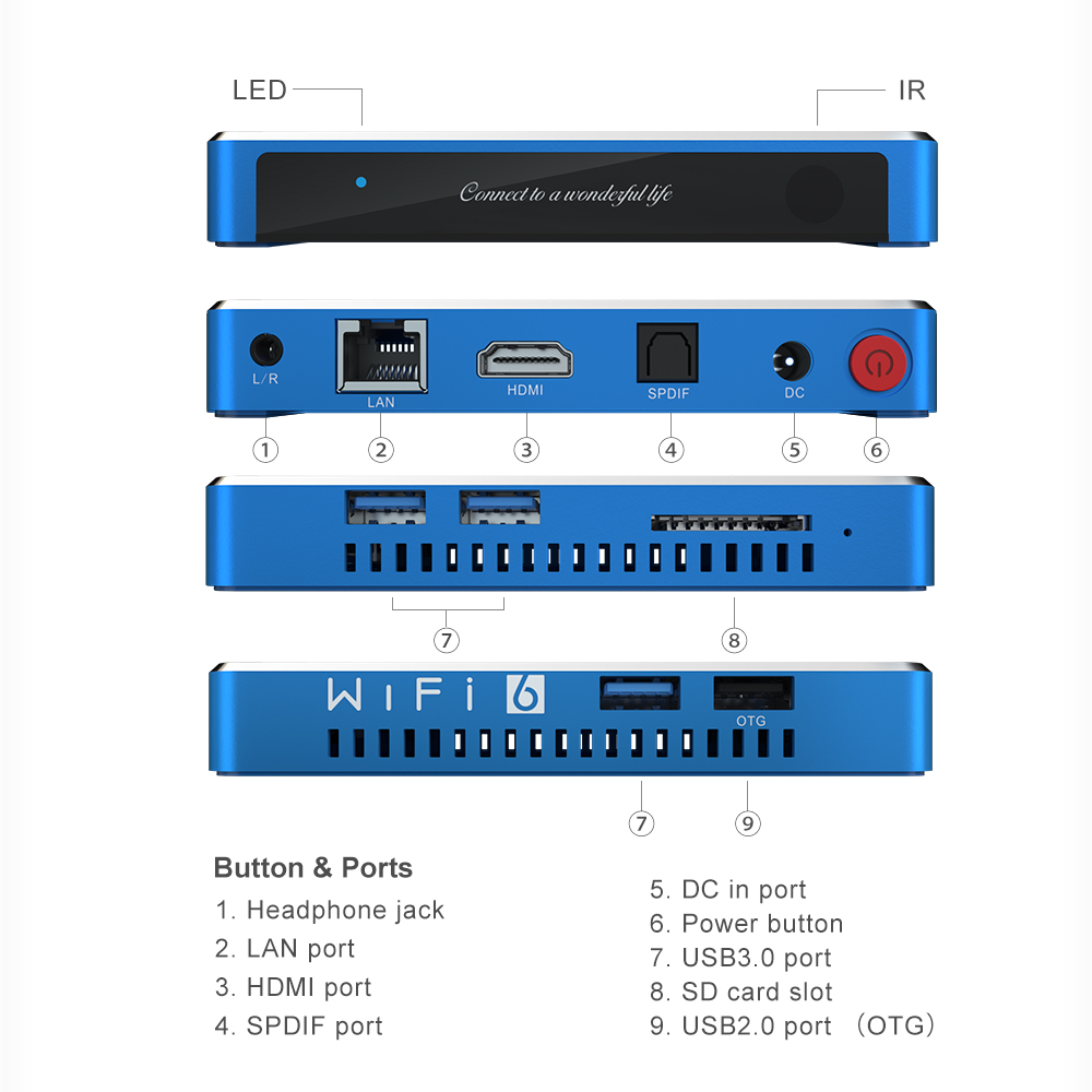 Beelink GT King PRO S922X H Android 9 0 TV BOX 4GB 64GB Dolby DTS