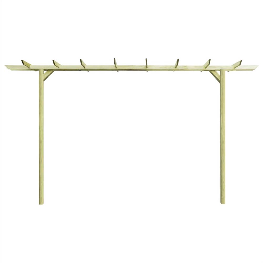 Garden Pergola Impregnated Pinewood 360x200x60 cm