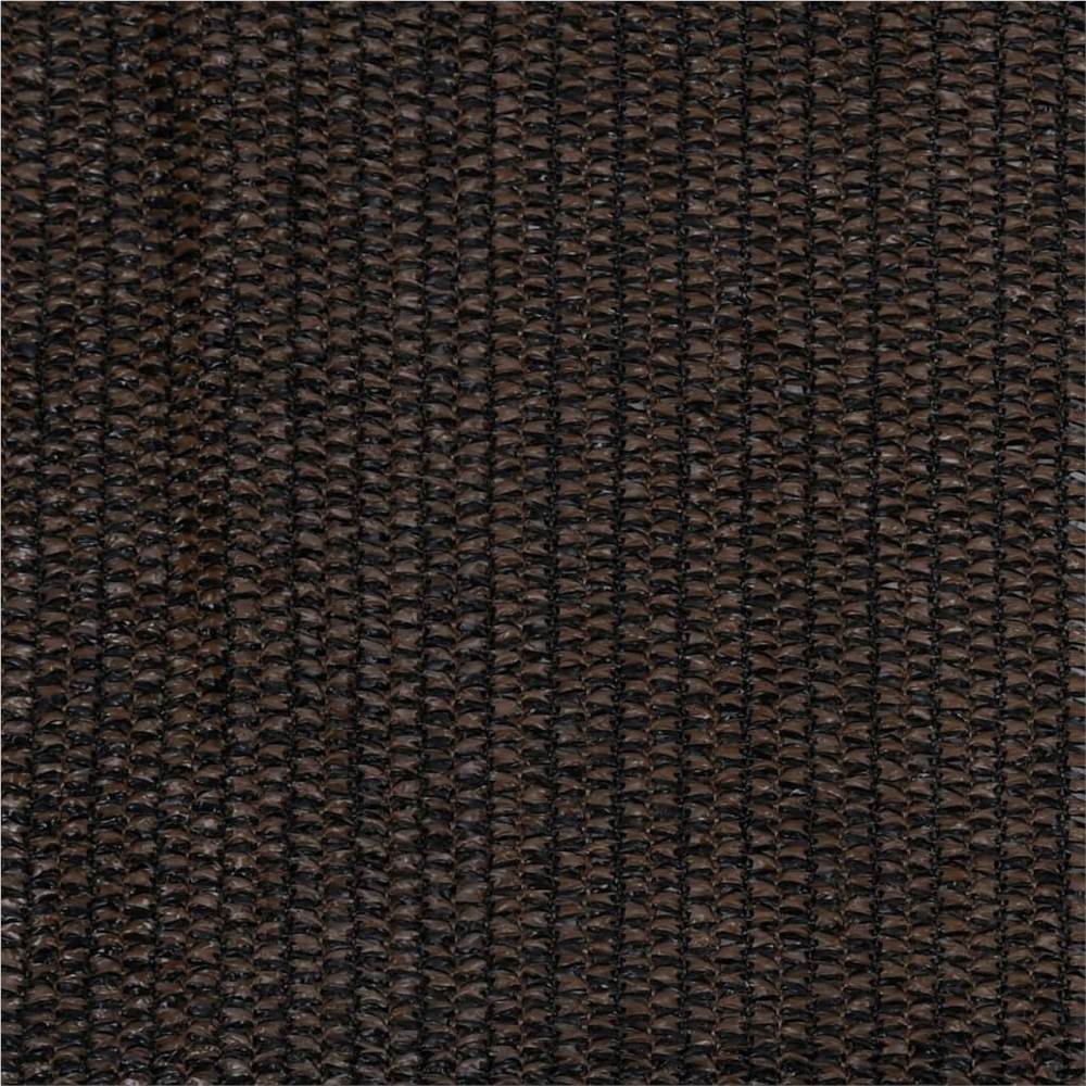 Outdoor Roller Blind 140x230 cm Brown HDPE