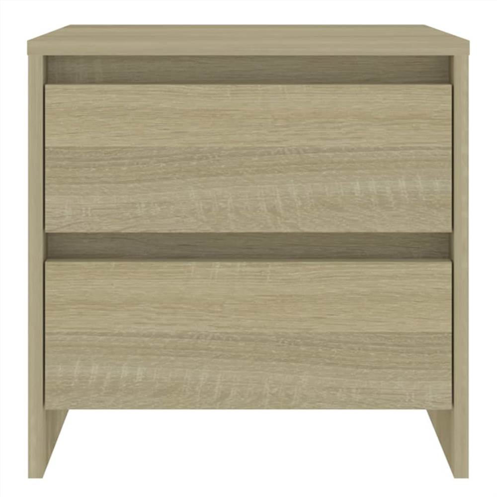 Bedside Cabinet Sonoma Oak 45x34.5x44.5 cm Chipboard