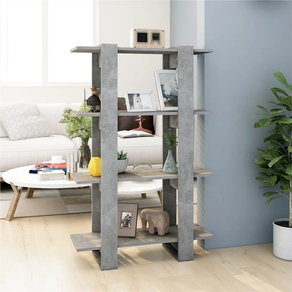 Book Cabinet/Room Divider Concrete Grey 80x30x123.5 cm
Book Cabinet/Room Divider Concrete Grey 80x30x123.5 cm
