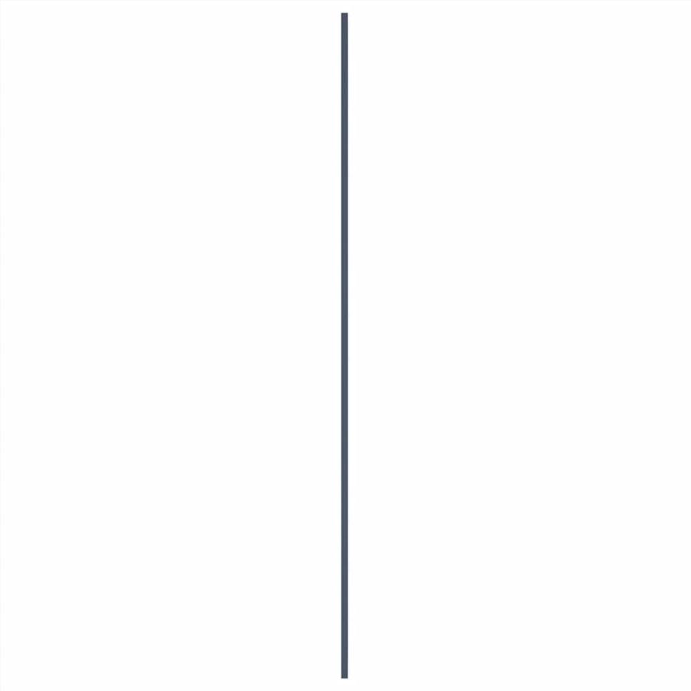 Roof Panels 36 pcs Galvanised Steel Grey 100x45 cm