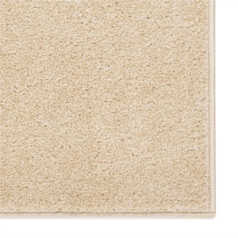 Rug Short Pile 140x200 cm Beige