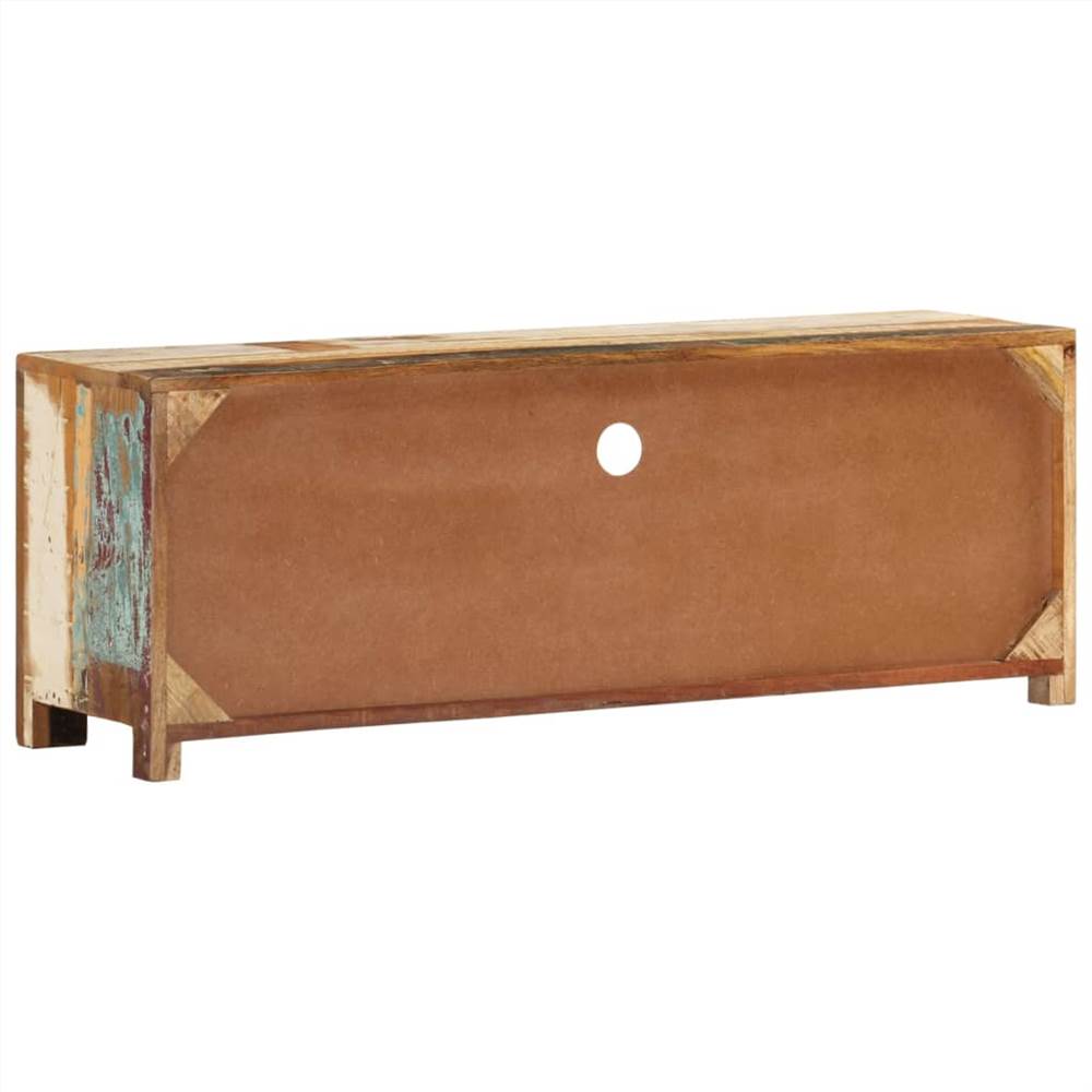 TV Cabinet 110x30x40 cm Solid Reclaimed Wood