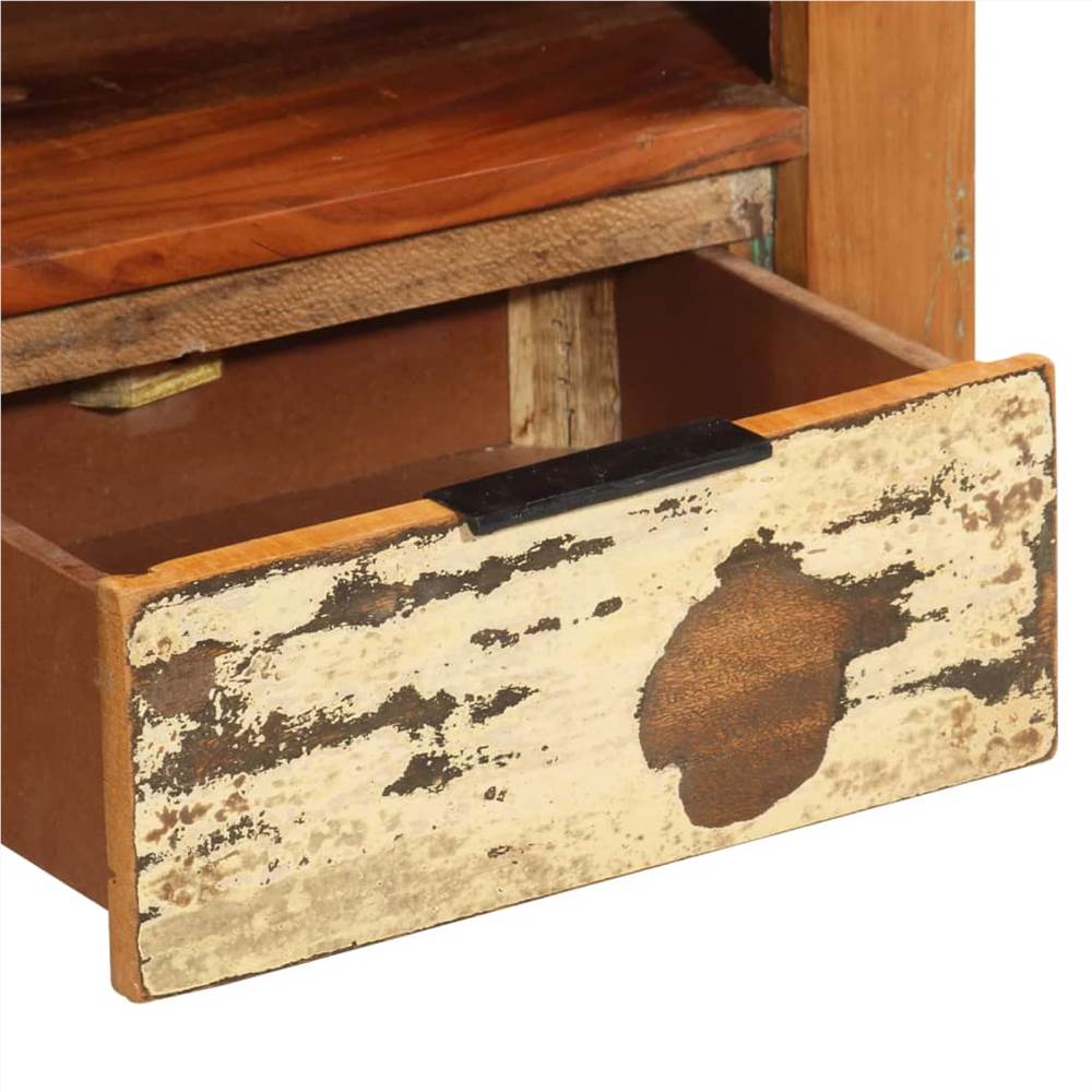 TV Cabinet 110x30x40 cm Solid Reclaimed Wood
