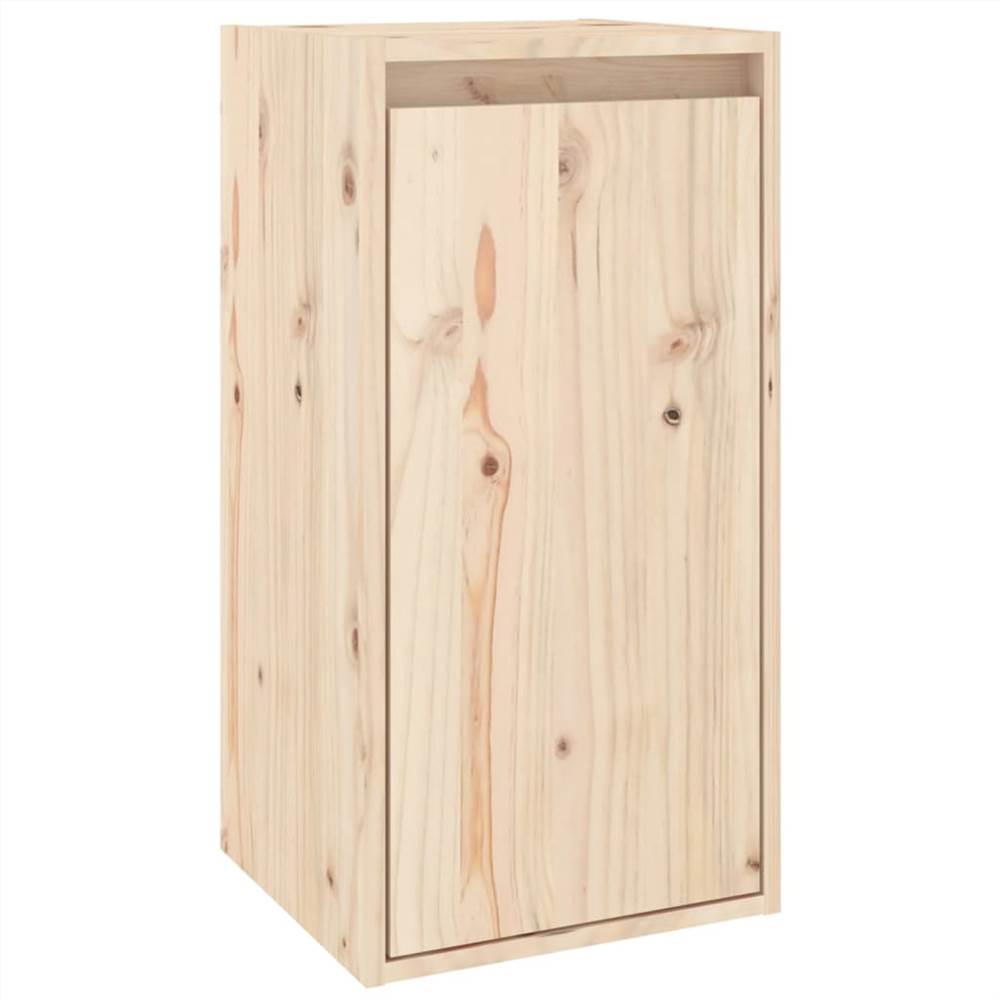 TV Cabinets 3 pcs Solid Wood Pine
