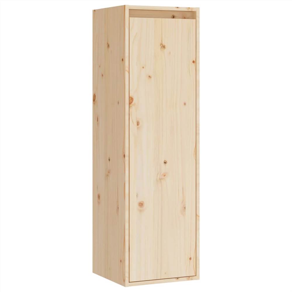 TV Cabinets 5 pcs Solid Wood Pine