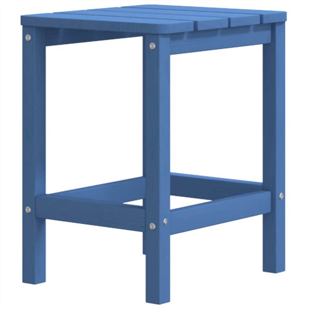 Garden Adirondack Chairs with Table HDPE Aqua Blue