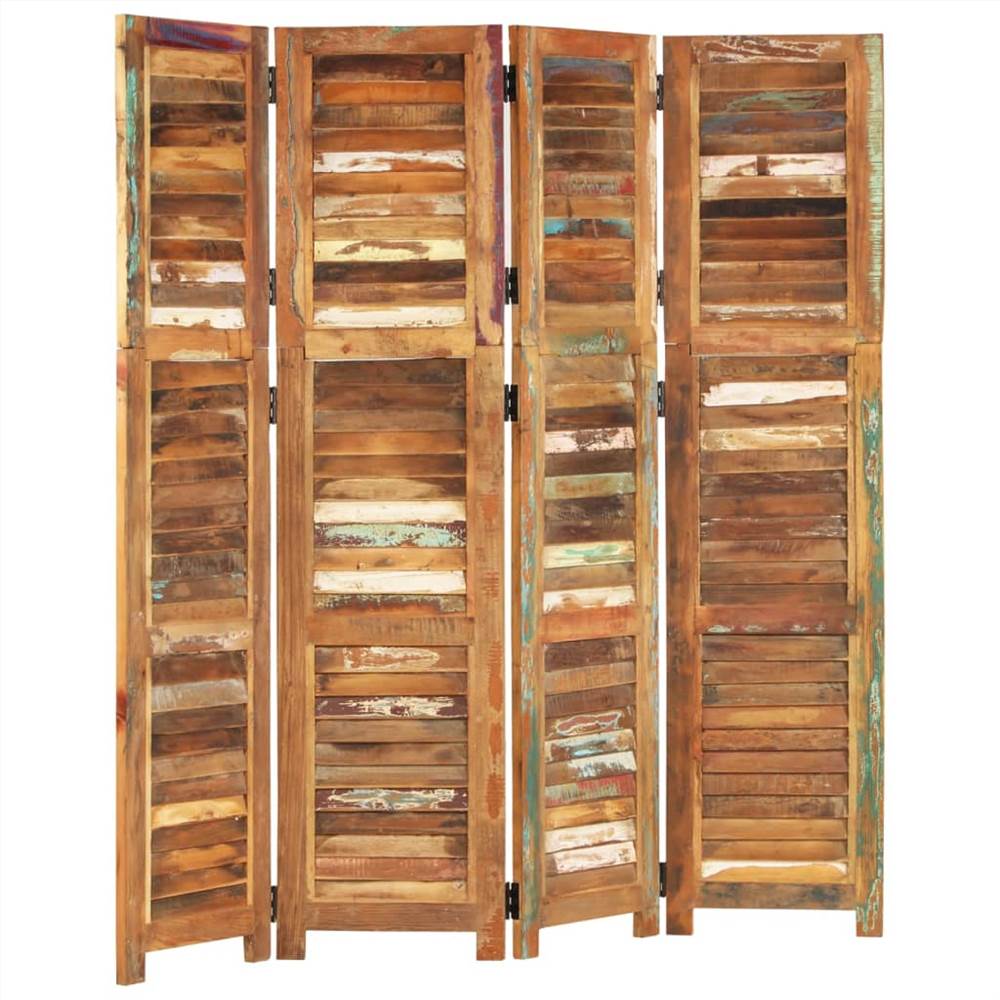 Room Divider 168 cm Solid Wood Reclaimed