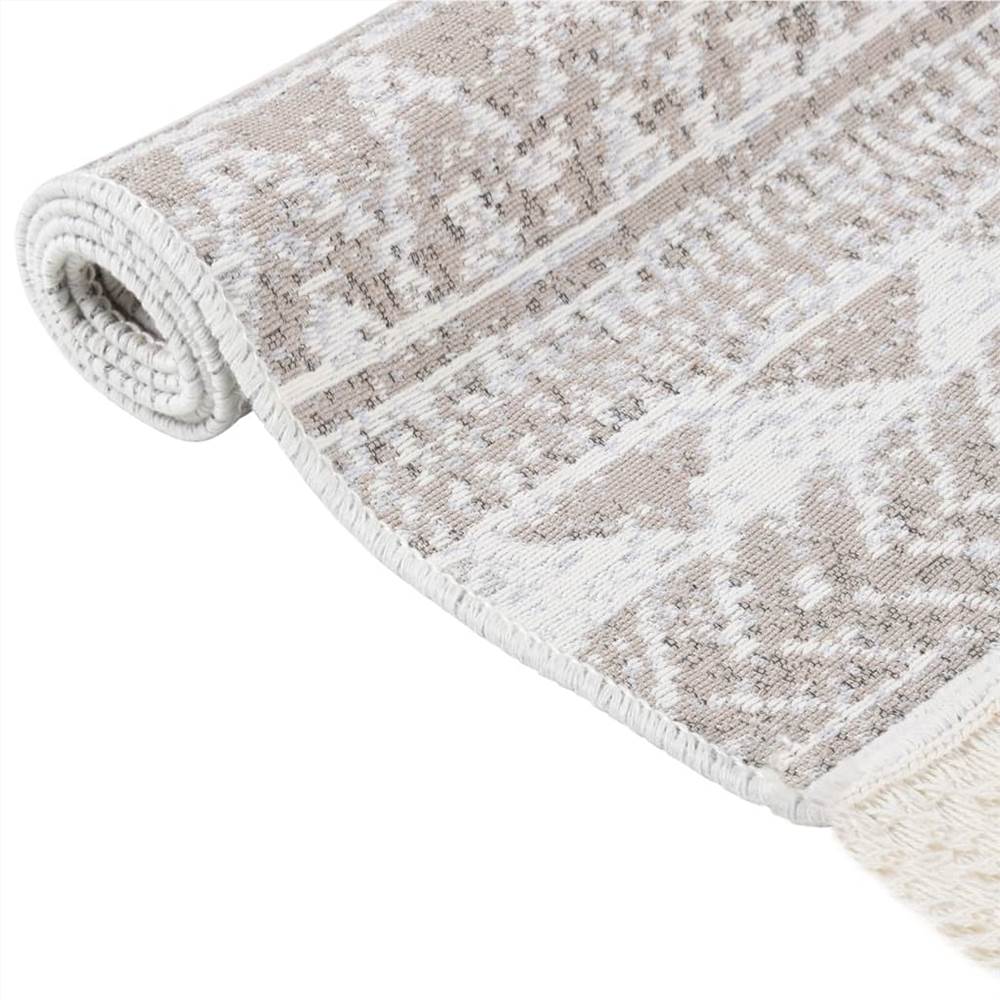 Rug Beige 120x180 cm Cotton
