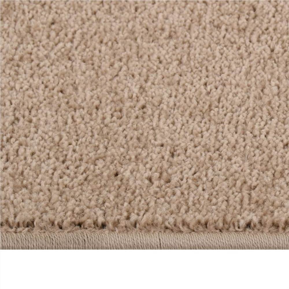Rug Short Pile 160x230 cm Brown