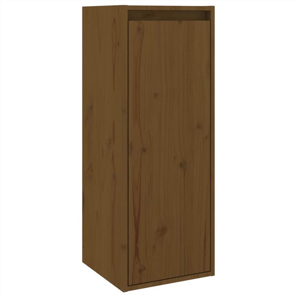 TV Cabinets 6 pcs Honey Brown Solid Wood Pine