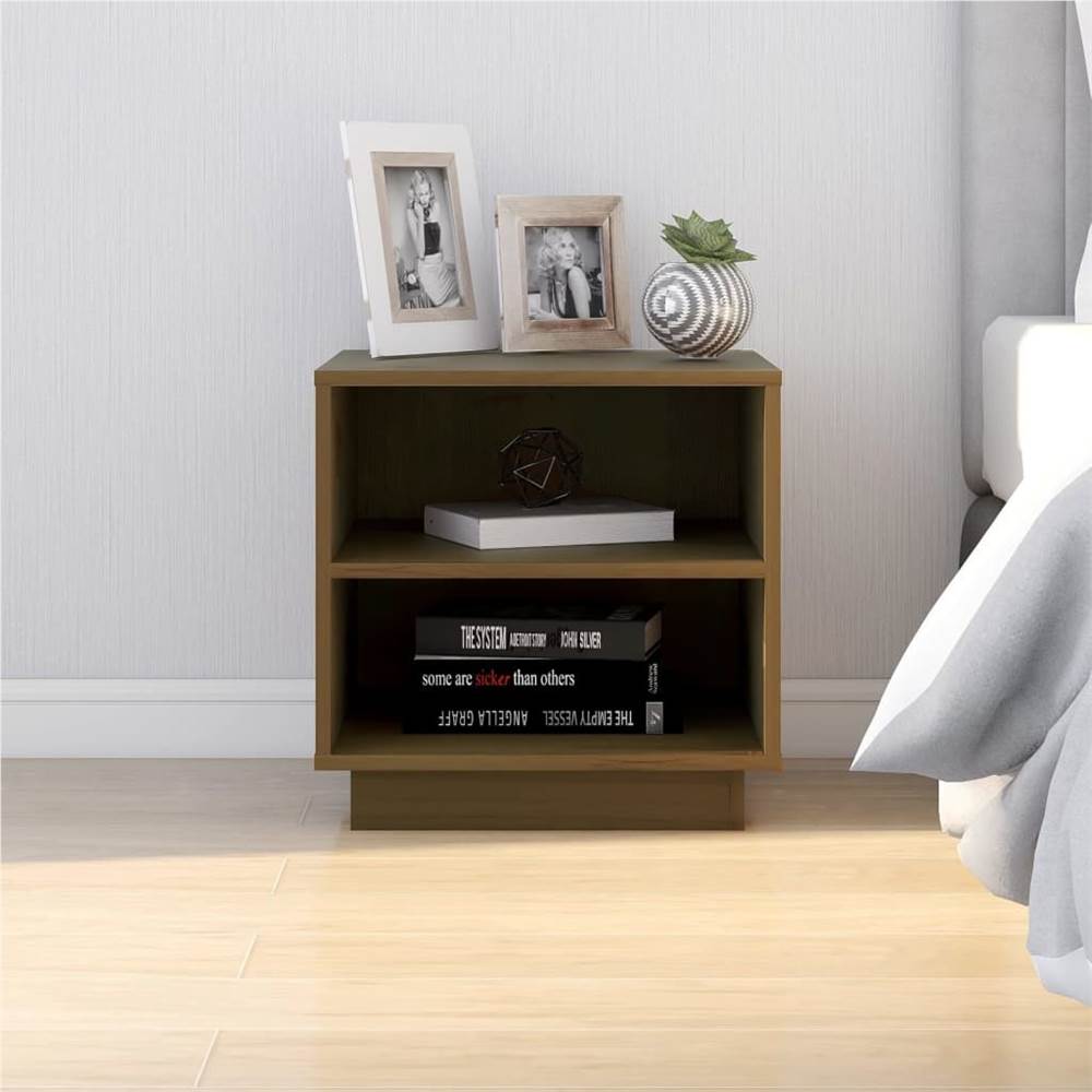 Bedside Cabinet Honey Brown 40x34x40 cm Solid Wood Pine
Bedside Cabinet Honey Brown 40x34x40 cm Solid Wood Pine