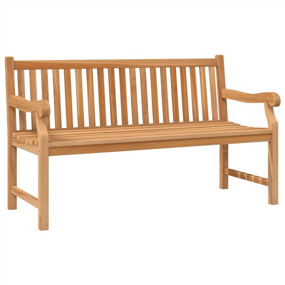 Garden Bench 150 cm Solid Teak Wood