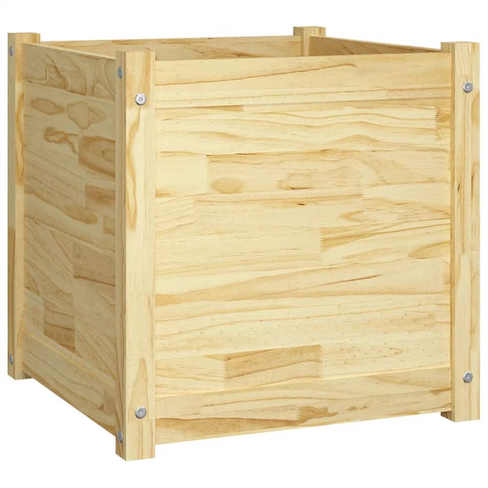 Garden Planter 50x50x50 cm Solid Pinewood
