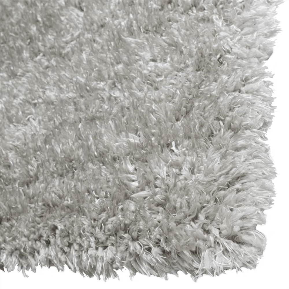 High Pile Shaggy Rug Grey 200x290 cm 50 mm
