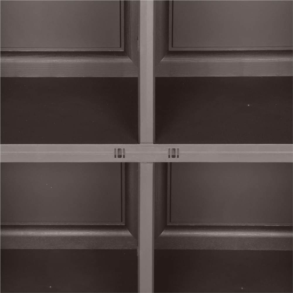 Plastic Cabinet 79x43x85.5 cm Wood Design Grey