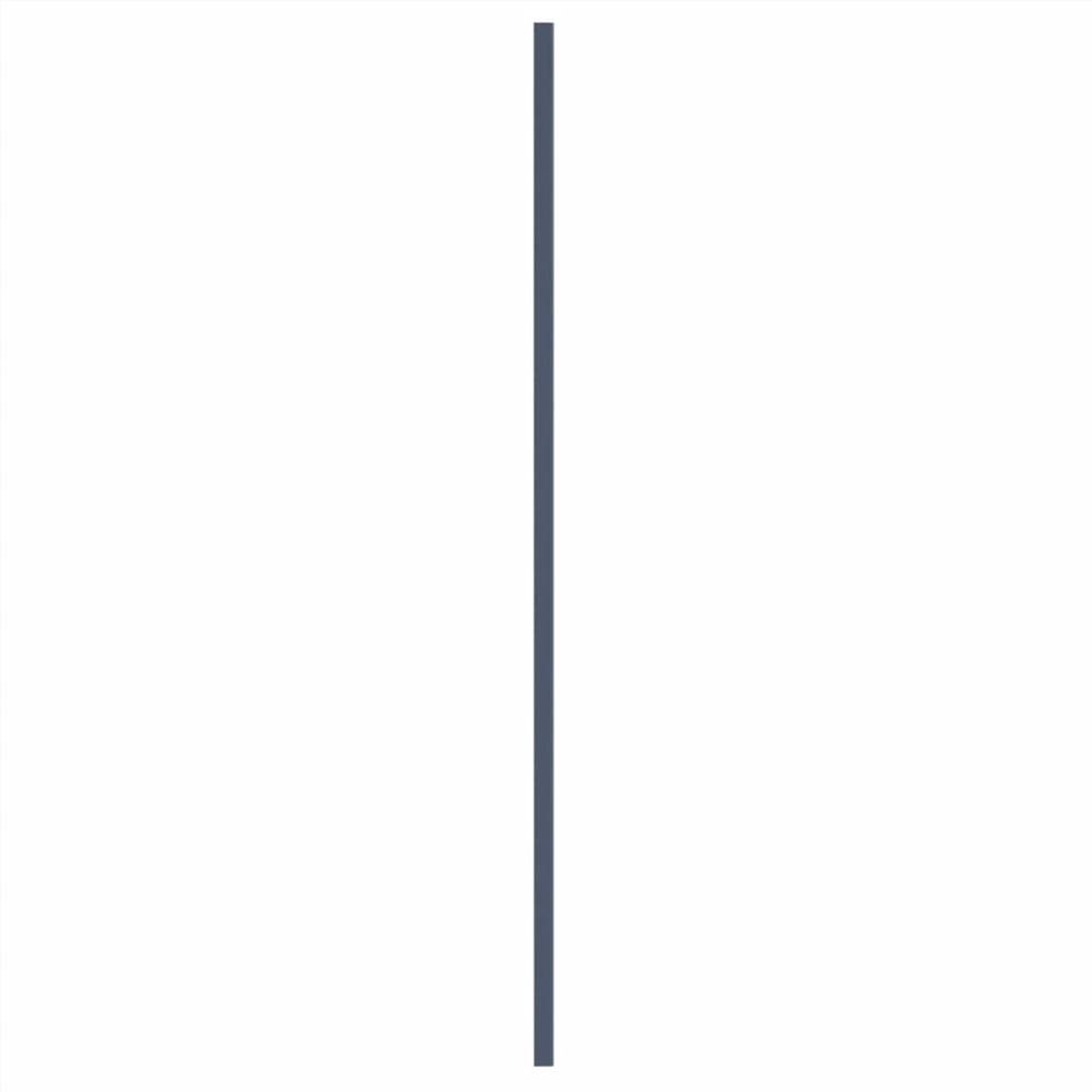 Roof Panels 12 pcs Galvanised Steel Grey 60x45 cm